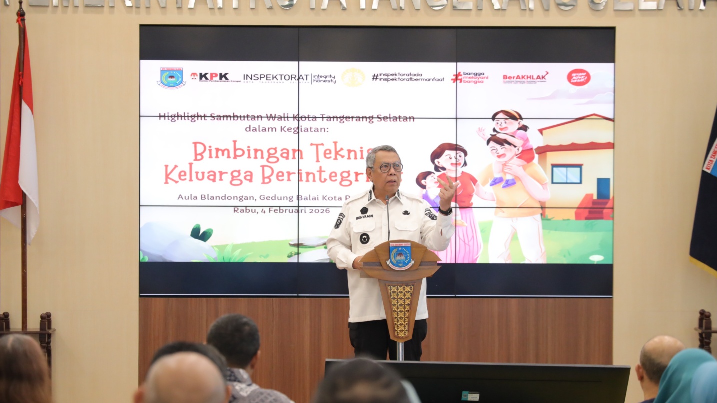 Gandeng KPK, Pemkot Tangsel Perkuat Pencegahan Korupsi Lewat Program Keluarga Berintegritas
