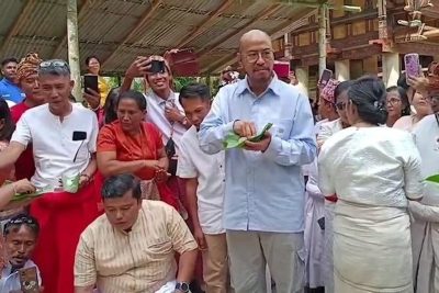 Pandji Pragiwaksono datang langsung ke Tanah Toraja untuk menjalani peradilan adat di Tongkonan Layuk Kaero, Tana Toraja