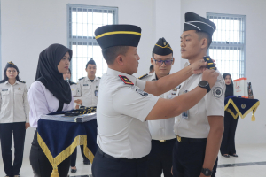 Lapas Kelas I Tangerang Gelar Apel Kenaikan Pangkat dan Pelepasan Purnabakti
